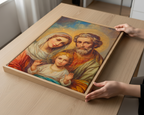 Holy Family Wall Art Print, Wedding and Housewarming Gift, Catholic Home Decor, Holygraceart