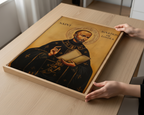 Saint Ignatius of Loyola Icon Wall Art, Spiritual Wisdom Gift Orthodox Print, Holygraceart