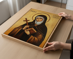 Saint Edith Stein Icon Print, Women of Faith Gift, Orthodox Wall Art, Holygraceart