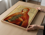 Saint Felicity of Carthage Icon Print, Mother Gift, Catholic Home Decor, Holygraceart
