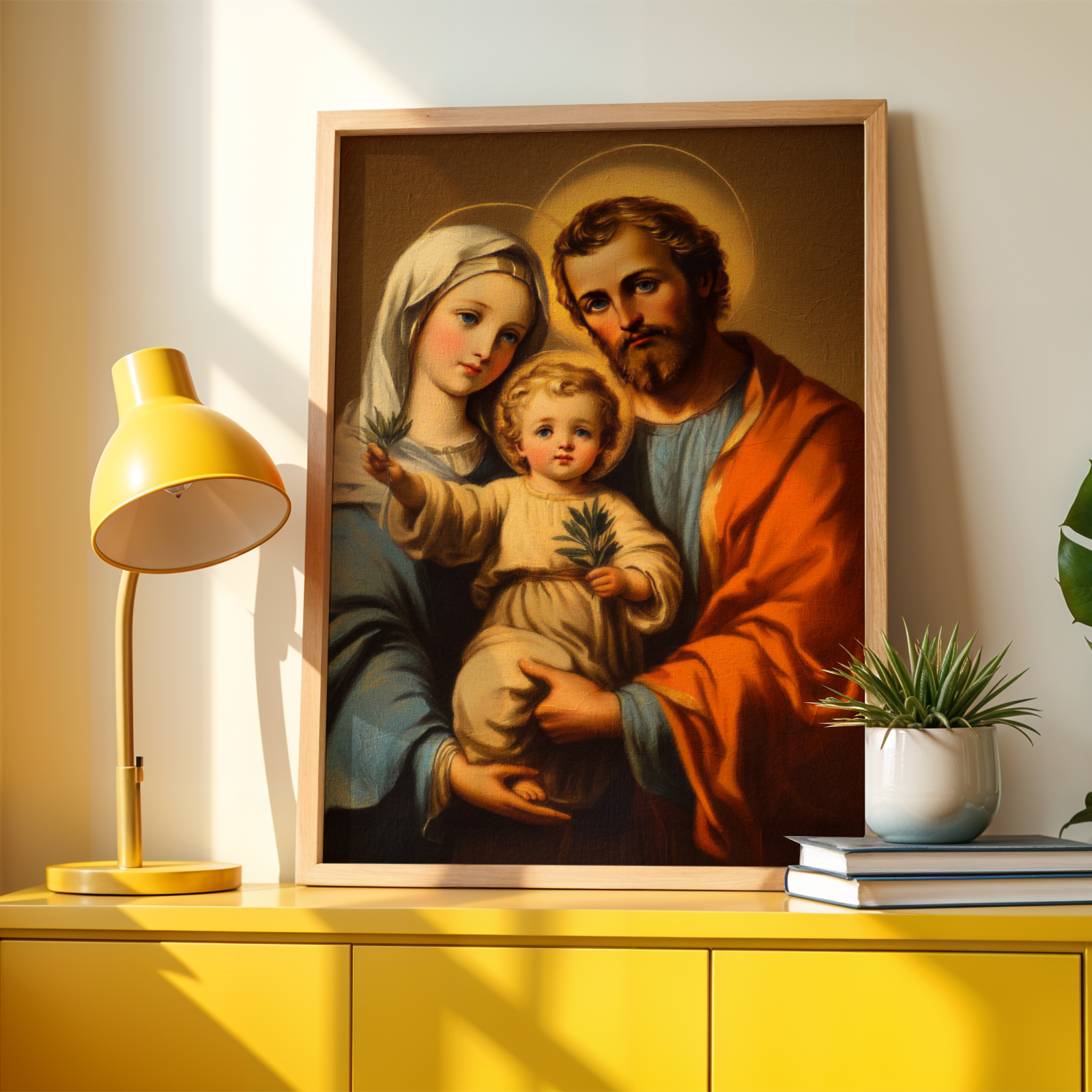 Holy Family Wall Art, Wedding and Housewarming Gift, Catholic Home Decor