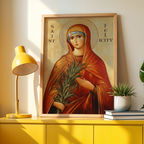 Saint Felicity of Carthage Icon Print, Mother Gift, Catholic Home Decor, Holygraceart
