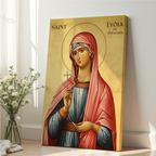 Saint Lydia of Thyatira Icon Print, Merchant Gift, Business Blessing Wall Art