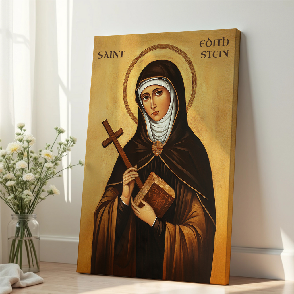 Saint Edith Stein Icon Print, Women of Faith Gift, Orthodox Wall Art, Holygraceart