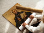 Saint Ignatius of Loyola Icon Wall Art, Spiritual Wisdom Gift Orthodox Print, Holygraceart