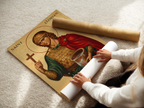 Saint Florian Icon Print, Firefighter Gift, Protection and House Blessing