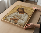 Christ the Bridegroom Orthodox Icon Print, Holy Week Prayer Gift, Holygraceart
