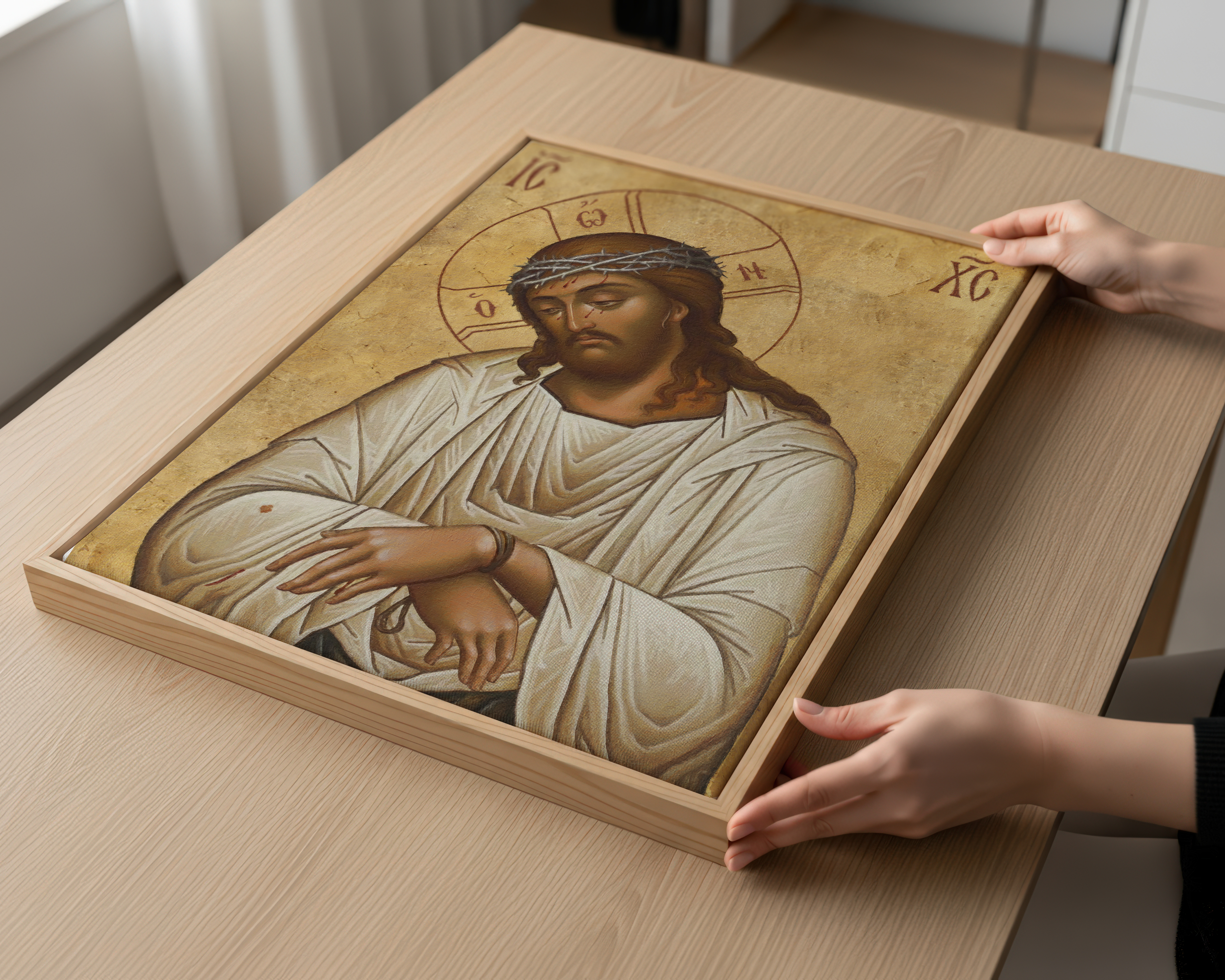 Christ the Bridegroom Orthodox Icon Print, Holy Week Prayer Gift, Holygraceart