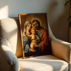 Holy Family Wall Art, Wedding and Housewarming Gift, Catholic Home Decor
