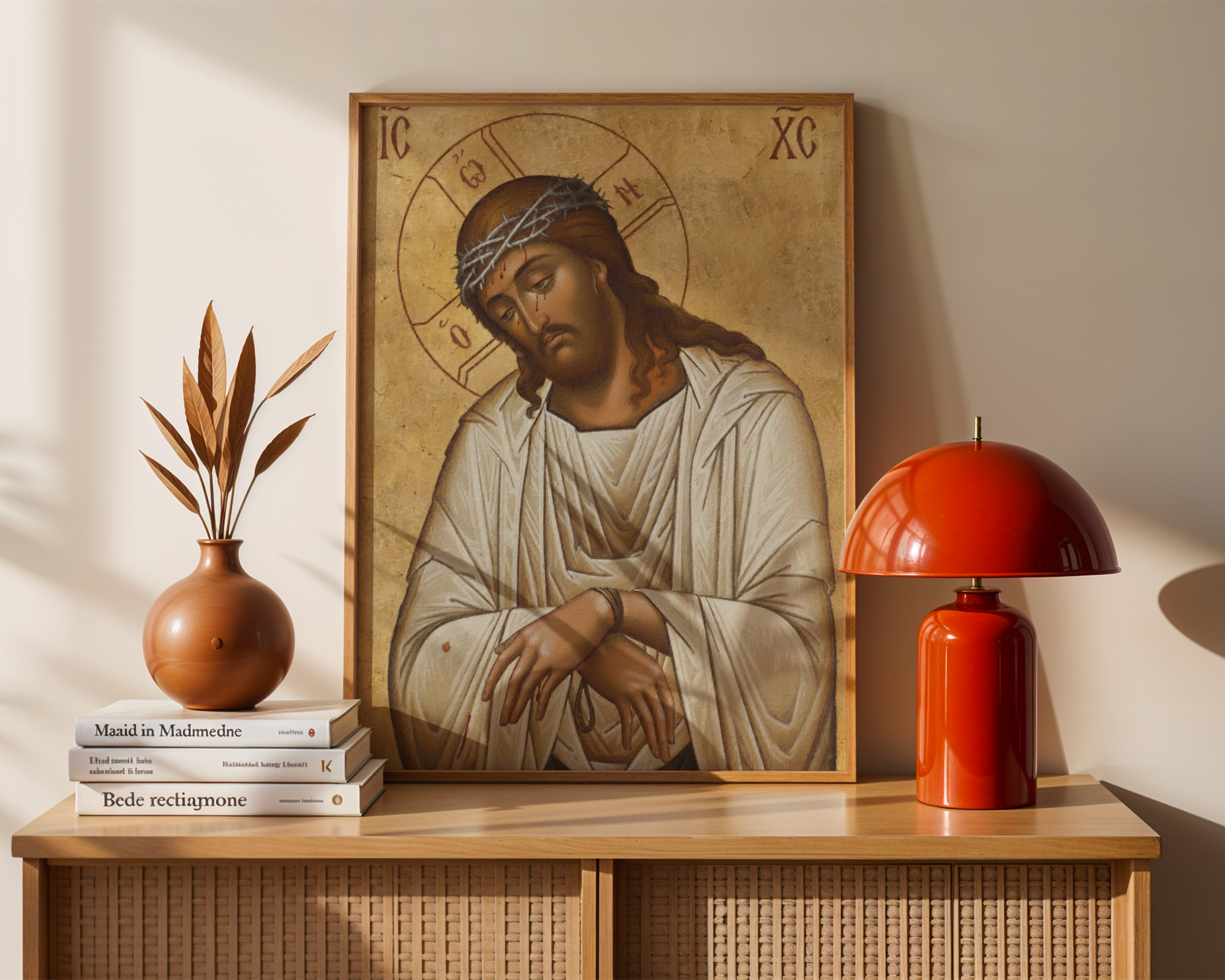 Christ the Bridegroom Orthodox Icon Print, Holy Week Prayer Gift, Holygraceart