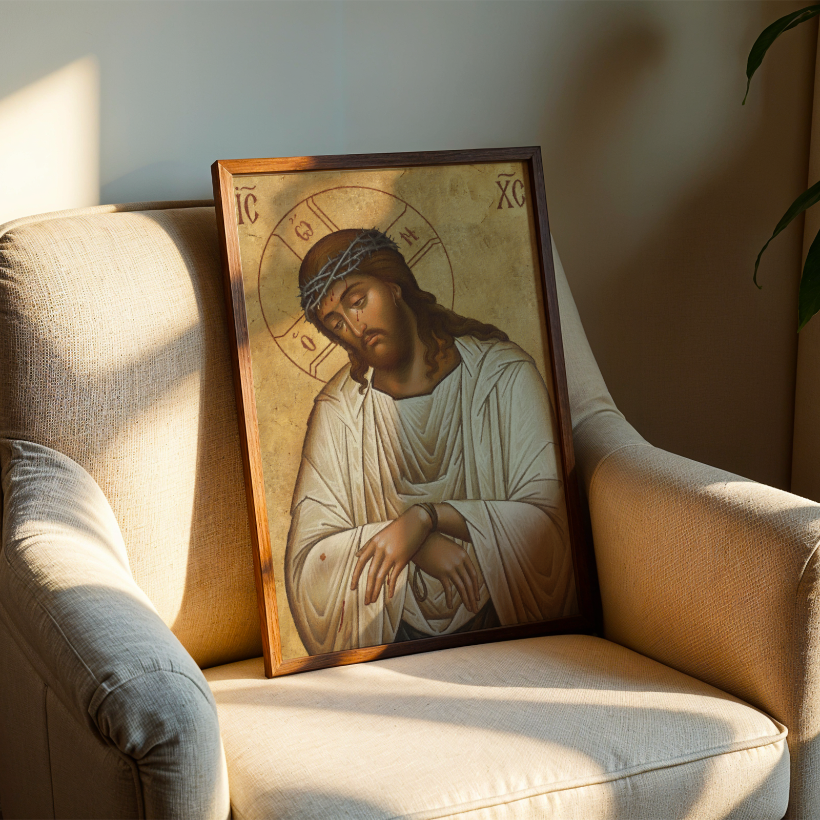 Christ the Bridegroom Orthodox Icon Print, Holy Week Prayer Gift, Holygraceart