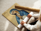 Our Lady of the Rosary Catholic Print, Family Gift, Peaceful Marian Home Blessing