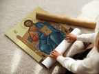 Christ Enthroned Orthodox Icon Print, Housewarming Gift, Sacred Home Decor, Holygraceart