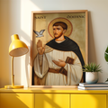 Saint Dominic Icon Print, Preacher Gift Orthodox Wall Art, Holygraceart