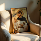 Saint Dominic Icon Print, Preacher Gift Orthodox Wall Art, Holygraceart