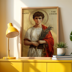 Saint Tarcisius Icon Print, Altar Server Gift, Orthodox Sacred Wall Art, Holygraceart