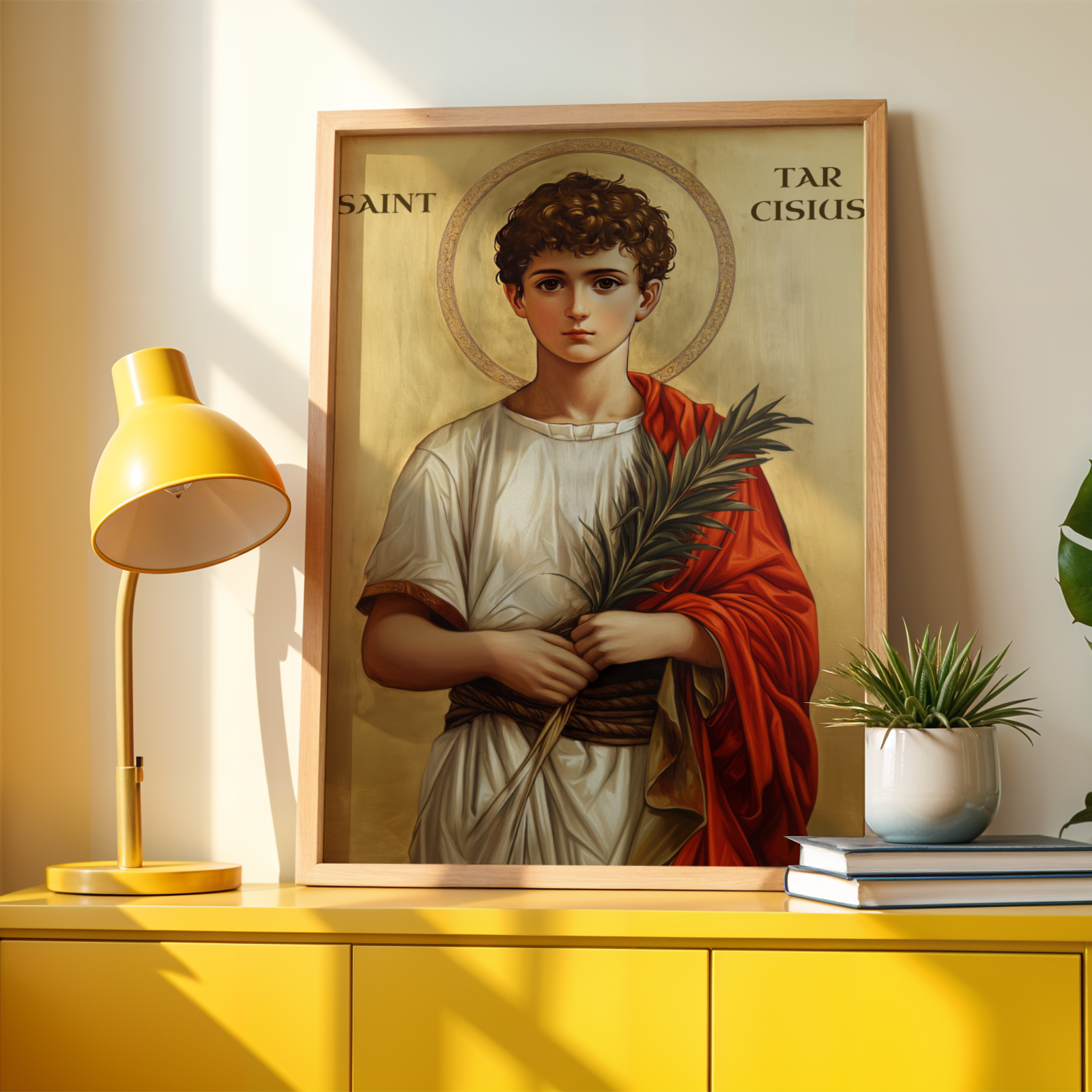Saint Tarcisius Icon Print, Altar Server Gift, Orthodox Sacred Wall Art, Holygraceart