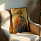 Saint Peter the Apostle Icon Wall Art, Church Leader Gift Orthodox Decor, Holygraceart