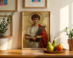 Saint Tarcisius Icon Print, Altar Server Gift, Orthodox Sacred Wall Art, Holygraceart