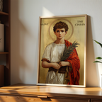 Saint Tarcisius Icon Print, Altar Server Gift, Orthodox Sacred Wall Art, Holygraceart