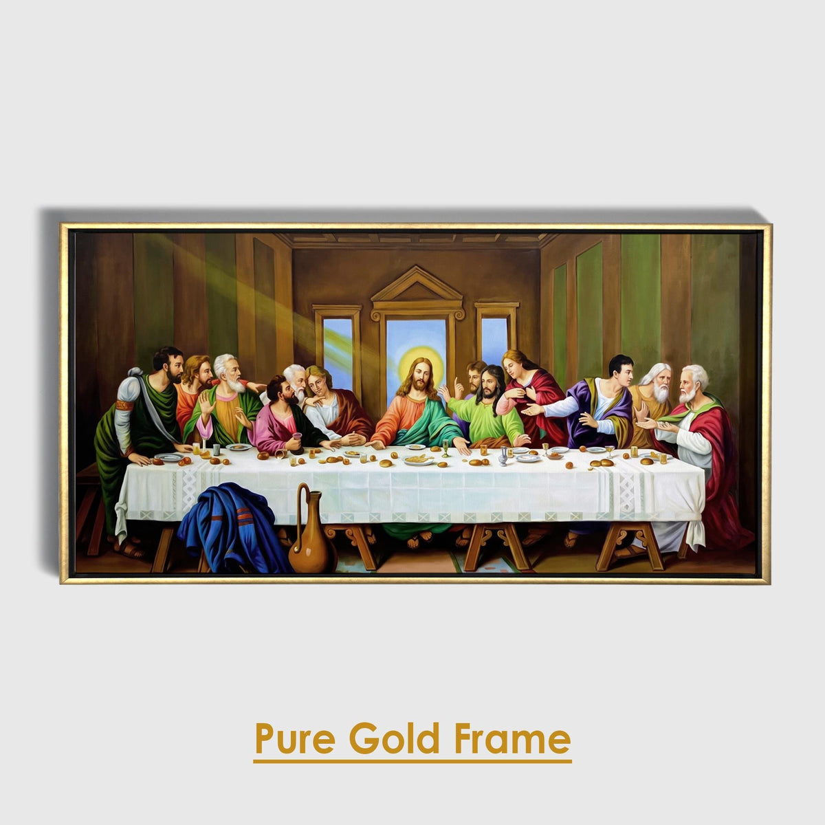 The Last Supper, Panoramic – Canvas Print, Dining Room Decor