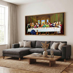 The Last Supper, Panoramic – Canvas Print, Dining Room Decor