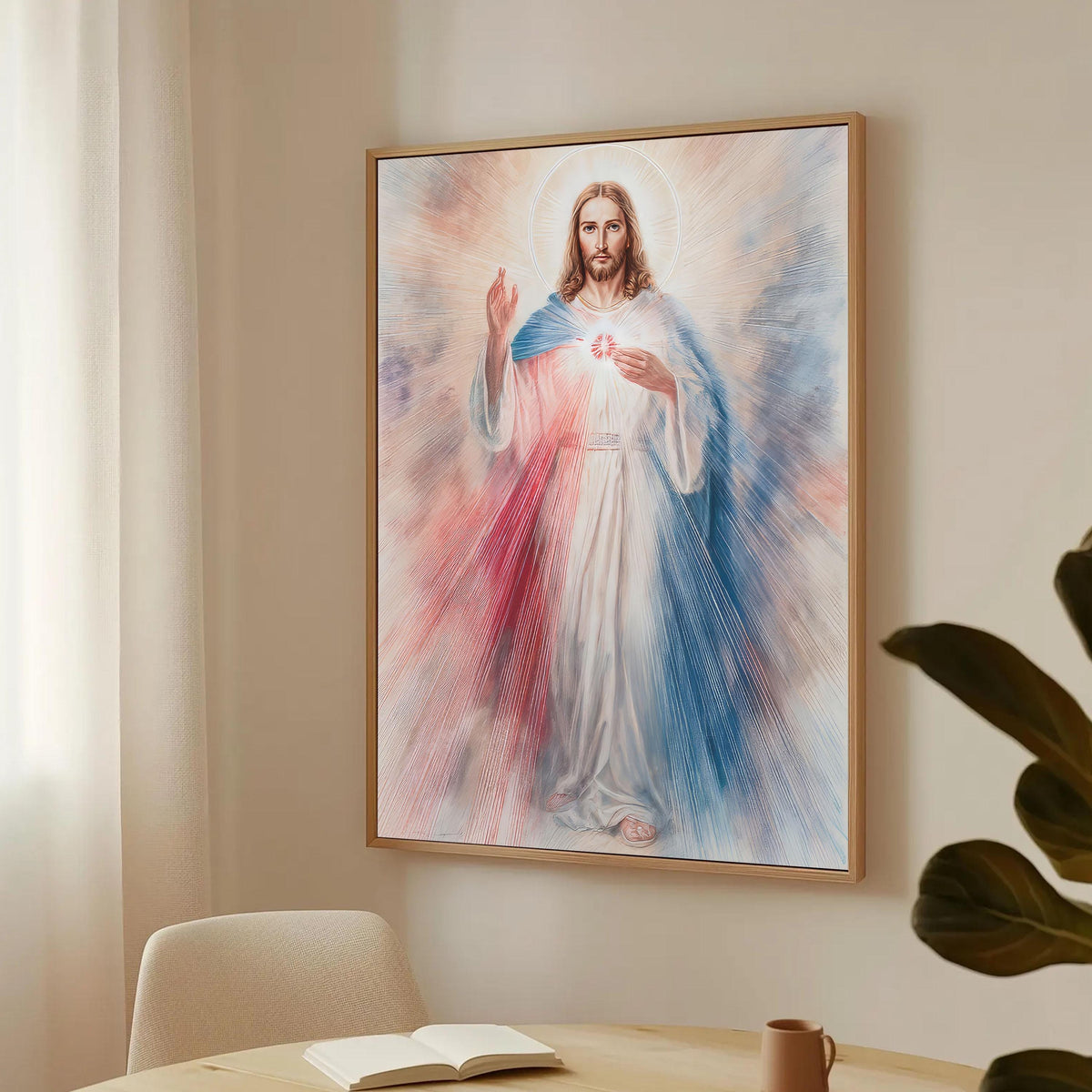 Divine Mercy of Jesus Art Print: Catholic Home Decor