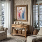 Divine Mercy of Jesus Art Print: Catholic Home Decor