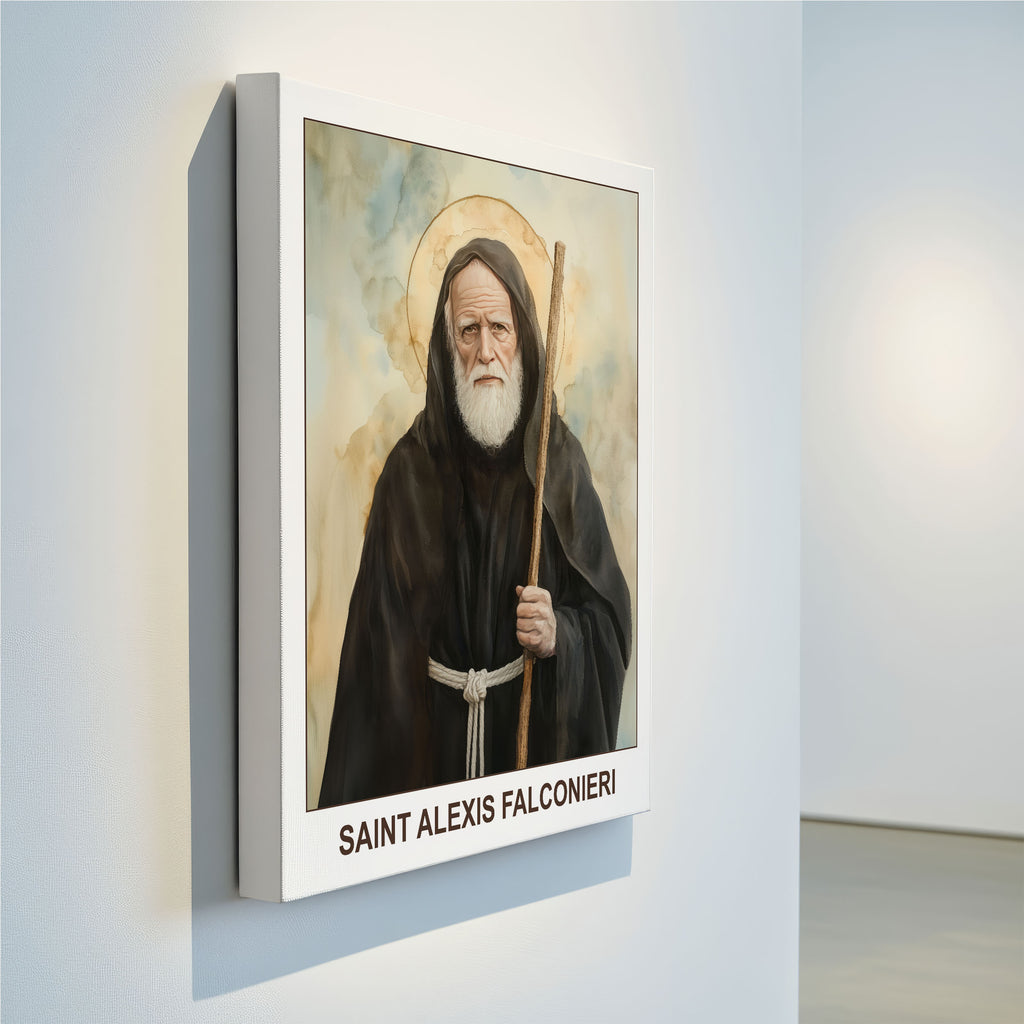 Saint Alexis Devotional Poster, Faith-Inspired Gift, Monastic Wall Decor, Holygraceart H283