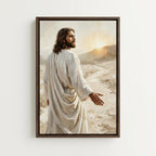 Jesus Reaching Out Oil Painting, Christian Wall Art, Modern Religious Decor, Christ Poster Print