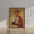 Saint Stephen the Protomartyr Icon Wall Art, Deacon Gift Orthodox Print, Holygraceart