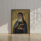 Saint Bridget of Sweden Icon Print, Patron Saint of Europe, Women of Faith Gift