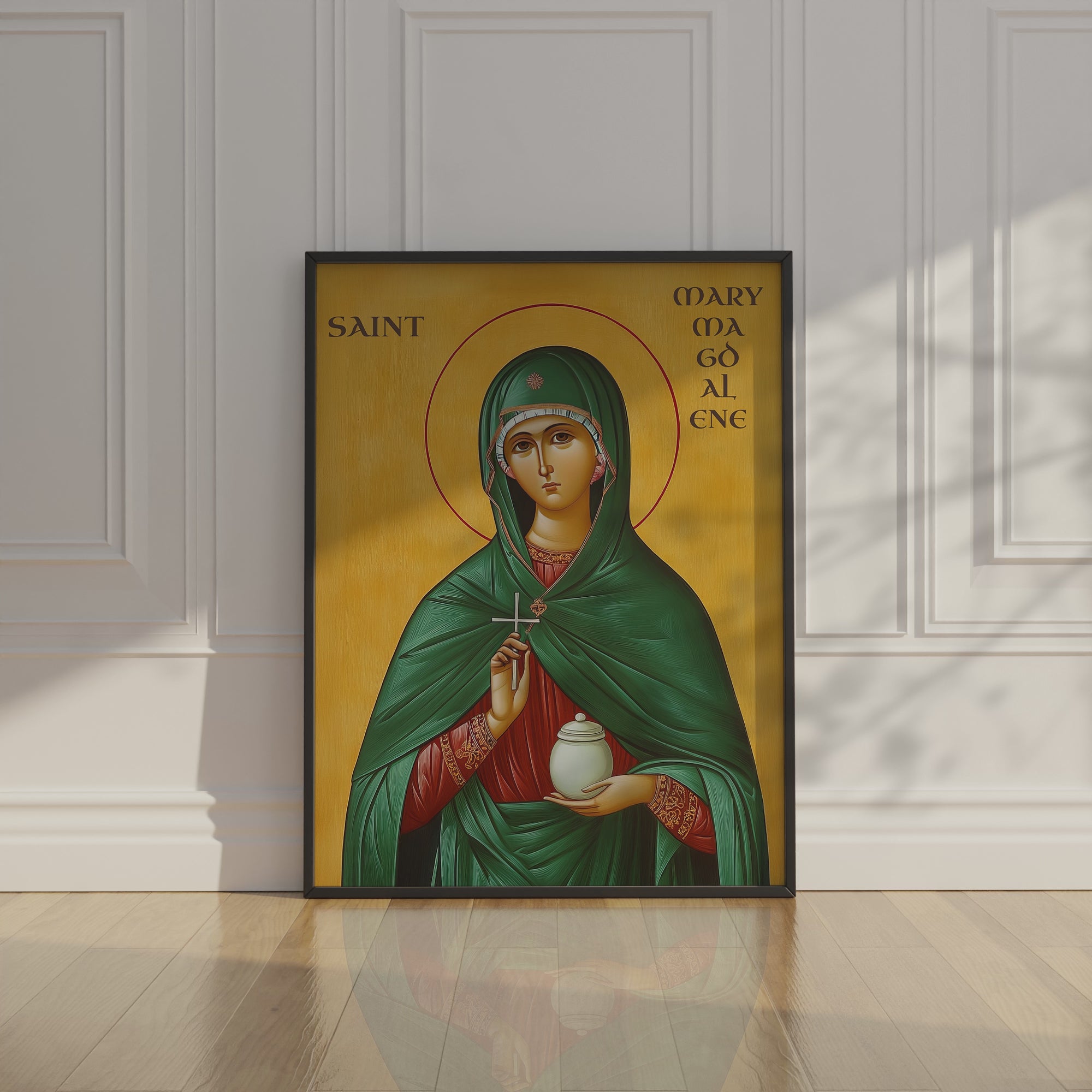 Saint Mary Magdalene Icon Wall Art, Devotion and Redemption Gift Orthodox Decor, Holygraceart