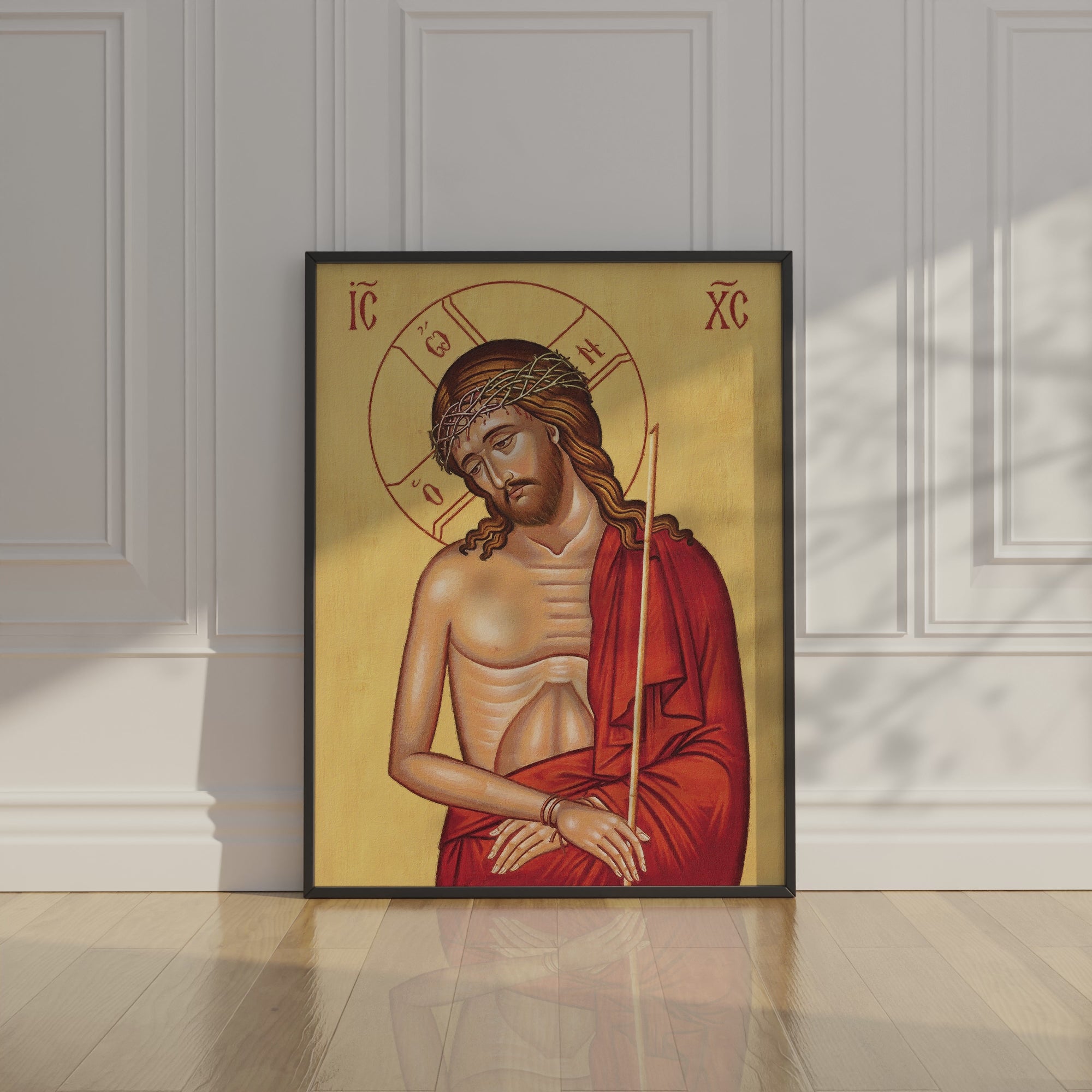 Ecce Homo Orthodox Icon Print, Lenten Prayer and Holy Week Gift, Holygraceart