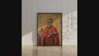 Saint Augustine of Hippo Icon Print, Doctor of the Church Gift Byzantine Home Altar