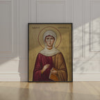 Saint Monica Icon Print, Mothers Prayer Gift, Hope for Wayward Children, Holygraceart