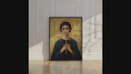 Saint Gemma Galgani Icon Wall Art, Purity and Suffering Gift Orthodox Decor, Holygraceart