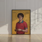 Saint Carlo Acutis Icon Wall Art, YStudent Gift Orthodox Print, Holygraceart