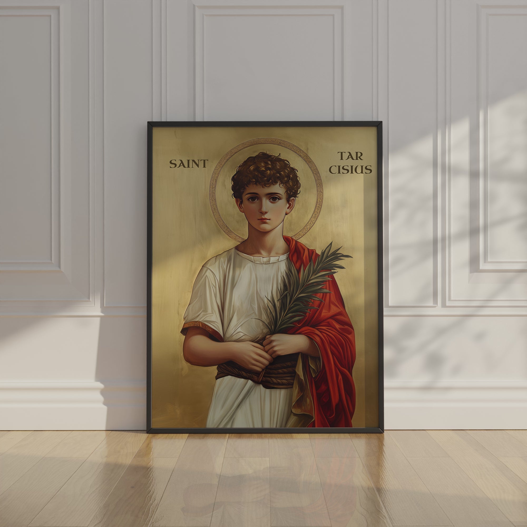 Saint Tarcisius Icon Print, Altar Server Gift, Orthodox Sacred Wall Art, Holygraceart