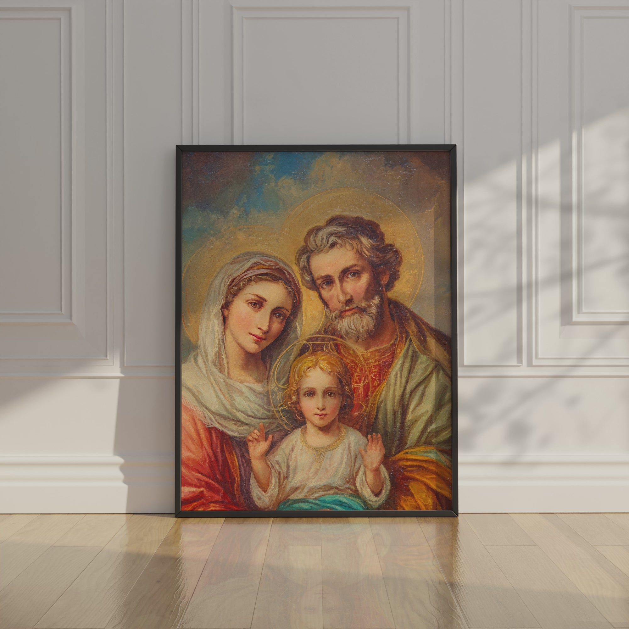 Holy Family Wall Art Print, Wedding and Housewarming Gift, Catholic Home Decor, Holygraceart