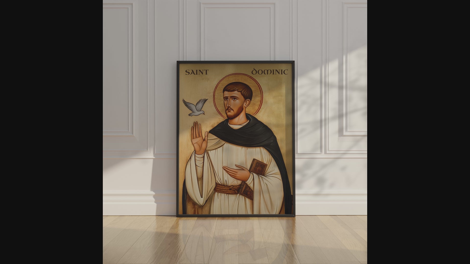 Saint Dominic Icon Print, Preacher Gift Orthodox Wall Art, Holygraceart
