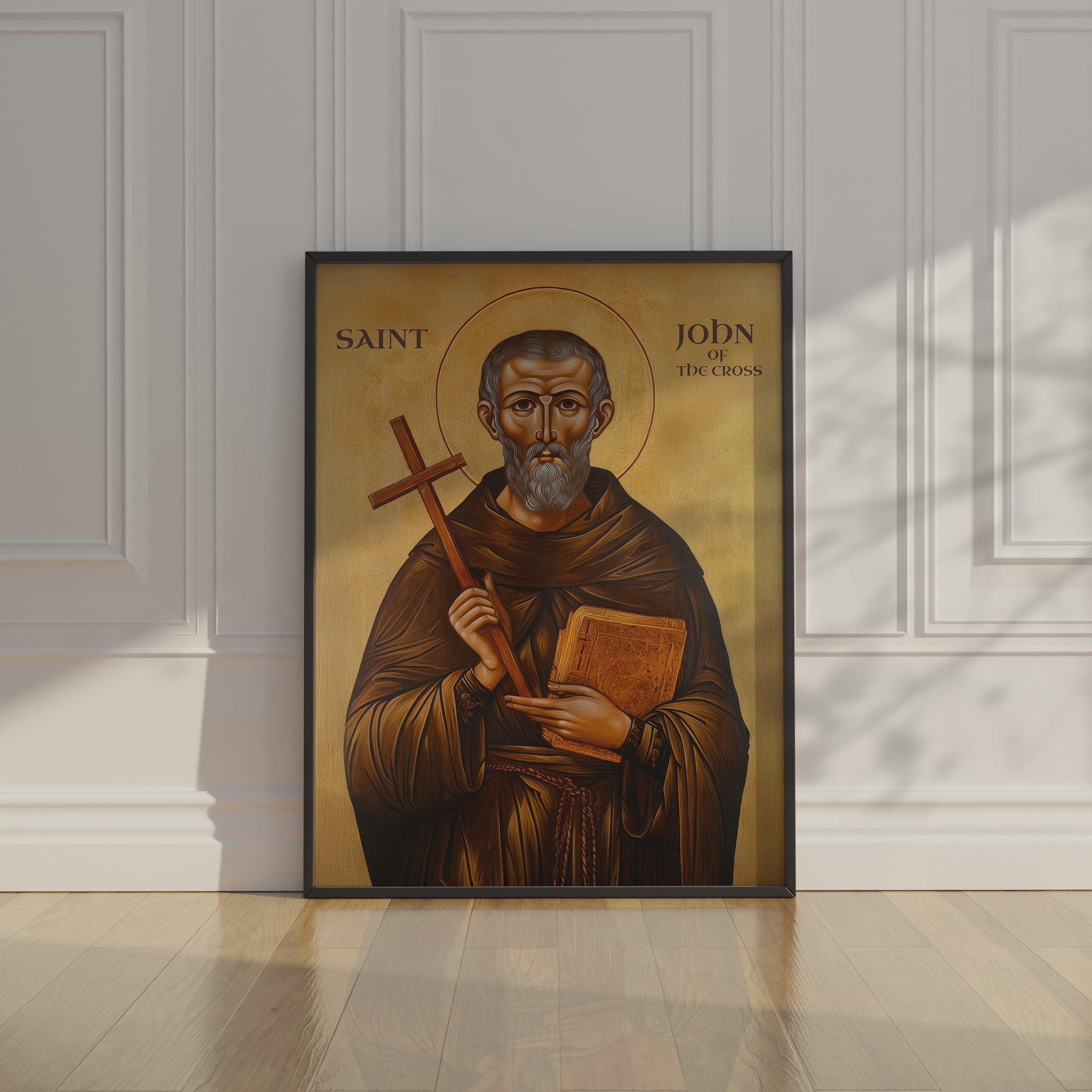 Saint John of the Cross Icon Print, Doctor of the Church Orthodox Wall Art, Holygraceart