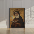 Saint Teresa of Avila Icon Print, Teacher & Confirmation Gift, Carmelite Orthodox Decor