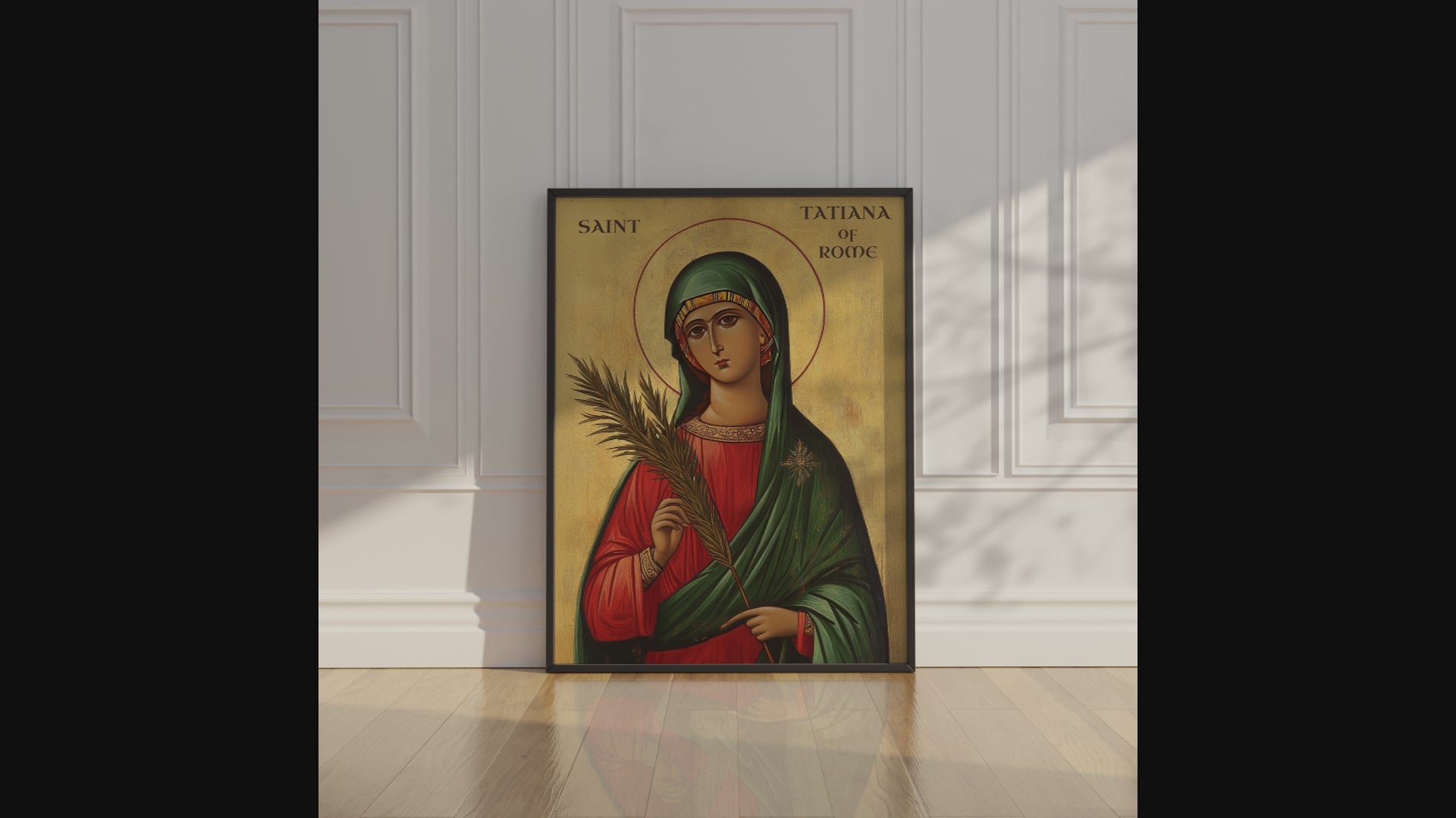 Saint Tatiana of Rome Icon Wall Art, Purity and Martyrdom Gift Orthodox Decor, Holygraceart